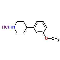 4-(3-Methoxyphenyl)piperidine hydrochloride structure