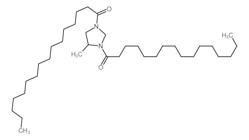 Imidazolidine,4-methyl-1,3-dipalmitoyl- (8CI) structure