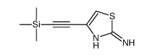 4-[(Trimethylsilyl)ethynyl]-1,3-thiazol-2-amine Structure