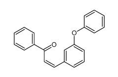 3-(3-phenoxyphenyl)-1-phenylprop-2-en-1-one结构式