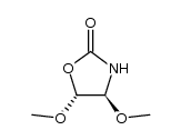 (-)-trans-4,5-dimethoxy-2-oxazolidinone Structure