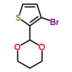 2-(3-Bromo-2-thienyl)-1,3-dioxane Structure