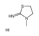 3-METHYL-1,3-THIAZOLIDIN-2-IMINE HYDROIODIDE Structure