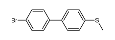4-bromo-4'-methylsulfanyl-biphenyl结构式
