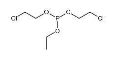 phosphorous acid ethyl ester bis-(2-chloro-ethyl) ester结构式