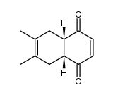 8,9-dimethylbicyclo[4.4.O]deca-3,8-diene-2,5-dione Structure