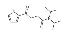 N,N-diisopropyl-4-(2-thienyl)-4-oxobutanamide结构式