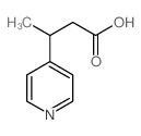 3-(Pyridin-4-yl)butanoic acid structure