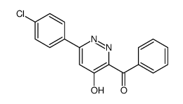 3-benzoyl-6-(4-chlorophenyl)-1H-pyridazin-4-one结构式