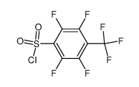 2,3,5,6-Tetrafluoro-4-trifluoromethyl-benzenesulfonyl chloride结构式