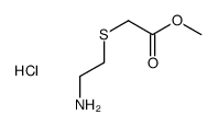 methyl 2-(2-aminoethylsulfanyl)acetate,hydrochloride Structure