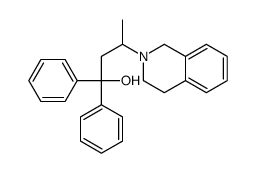 3-(3,4-dihydro-1H-isoquinolin-2-yl)-1,1-diphenylbutan-1-ol Structure