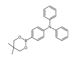 [4-(5,5-dimethyl[1,3,2]dioxaborinan-2-yl)phenyl]diphenylamine Structure