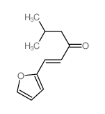 1-(2-furyl)-5-methyl-hex-1-en-3-one Structure