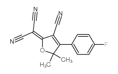 2-[3-氰基-4-(4-氟苯基)-5,5-二甲基-5H-呋喃-2-基]丙二腈图片