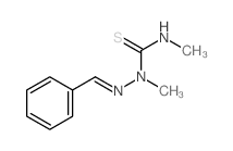 1-(benzylideneamino)-1,3-dimethyl-thiourea structure