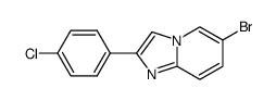 6-bromo-2-(4-chlorophenyl)imidazo[1,2-a]pyridine Structure