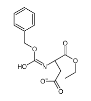 (3S)-4-ethoxy-4-oxo-3-(phenylmethoxycarbonylamino)butanoate Structure
