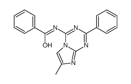 N-(7-methyl-2-phenylimidazo[1,2-a][1,3,5]triazin-4-yl)benzamide结构式