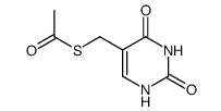 5-acetylsulfanylmethyl-1H-pyrimidine-2,4-dione Structure