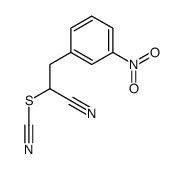 [1-cyano-2-(3-nitrophenyl)ethyl] thiocyanate Structure