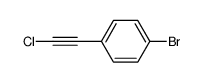 1-bromo-4-(chloroethynyl)benzene Structure