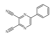 2,3-Dicyano-5-phenylpyrazine结构式