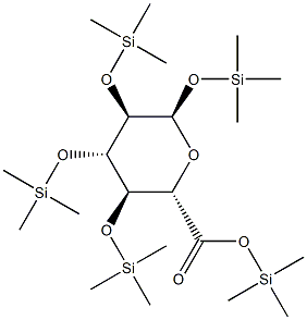 1-O,2-O,3-O,4-O-Tetrakis(trimethylsilyl)-α-D-glucopyranuronic acid trimethylsilyl ester picture