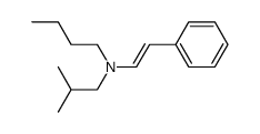 β-(n-Butyl-isobutylamino)-styrol Structure