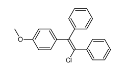 4-(2-chloro-1,2-diphenylvinyl)anisole结构式