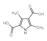 3,5-Dimethyl-1H-pyrrole-2,4-dicarboxylic acid structure