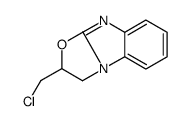 2-(chloromethyl)-1,2-dihydro-[1,3]oxazolo[3,2-a]benzimidazole结构式