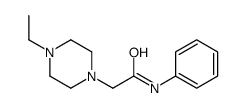 2-(4-ethylpiperazin-1-yl)-N-phenylacetamide结构式