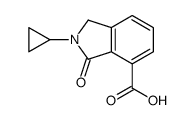 2-cyclopropyl-3-oxo-1H-isoindole-4-carboxylic acid Structure