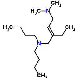(2E)-N1,N1-Dibutyl-2-ethyl-N4,N4-dimethyl-2-butene-1,4-diamine Structure