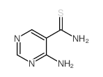 5-Pyrimidinecarbothioamide,4-amino- Structure