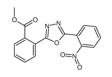 methyl 2-[5-(2-nitrophenyl)-1,3,4-oxadiazol-2-yl]benzoate Structure