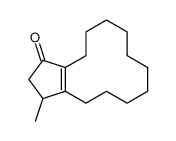 2,3,4,5,6,7,8,9,10,11,12,13-dodecahydro-3-methyl-1H-cyclopent-1-ylcyclododecen-1-one structure