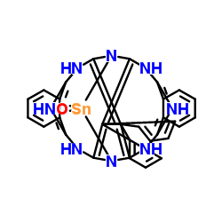 STANNYL(IV)-PHTHALOCYANINE structure