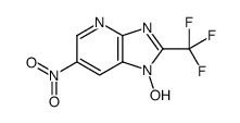 1-hydroxy-6-nitro-2-(trifluoromethyl)imidazo[4,5-b]pyridine Structure