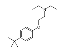 4-tert-butylphenoxyethyl-N,N-diethylamine结构式
