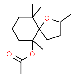 6-acetoxydihydrotheaspirane structure