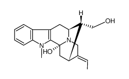 1-methyl-sarpagane-3,17-diol Structure