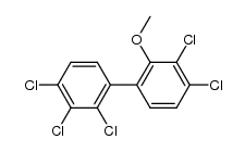 2-methoxy-3,4,2',3',4'-pentachlorobiphenyl结构式