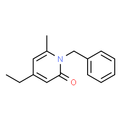 2(1H)-Pyridinone,4-ethyl-6-methyl-1-(phenylmethyl)-(9CI)结构式