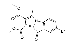 Dimethyl-9-oxo-7-bromo-3-methyl-9H-pyrrolo<1,2-a>indol-1,2-dicarboxylat结构式