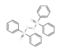 diphenylphosphinothioyldisulfanyl-diphenyl-sulfanylidene-phosphorane Structure