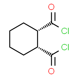 1,2-Cyclohexanedicarbonyl dichloride, cis- (9CI) structure