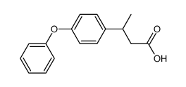 3-p-Phenoxyphenylbuttersaeure Structure