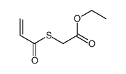 ethyl 2-prop-2-enoylsulfanylacetate Structure